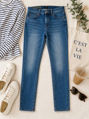 J.Crew High Rise Toothpick Skinny Jeans Medium Wash Size 29